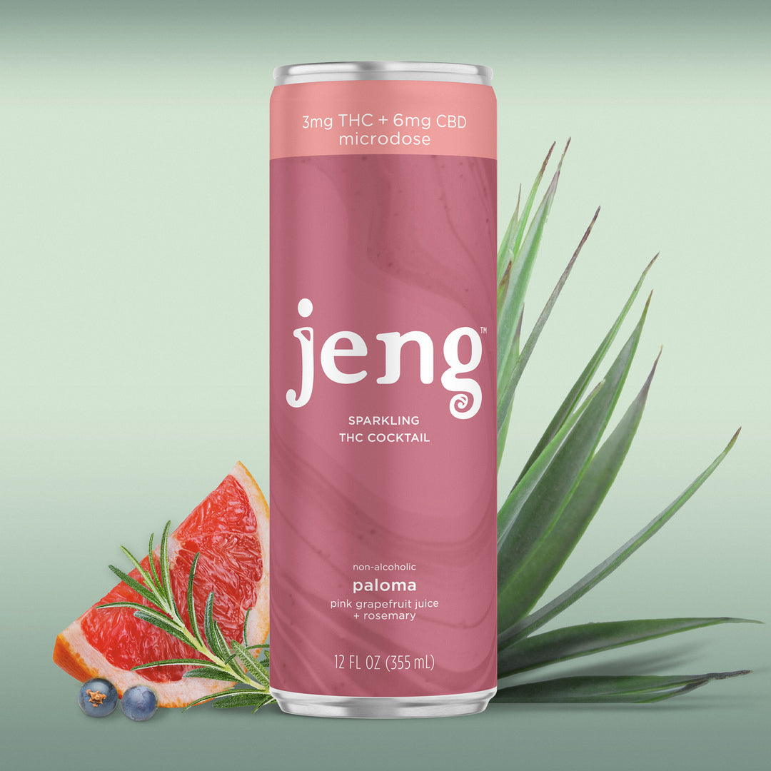 Paloma Hemp Drink | 3mg THC Grapefruit Jeng Cocktail Paloma Hemp Drink | 3mg THC Grapefruit Jeng Cocktail