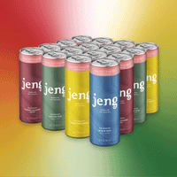Jeng Paloma: a sparkling THC cocktail with pink grapefruit juice, rosemary, and a microdose of THC and CBD.